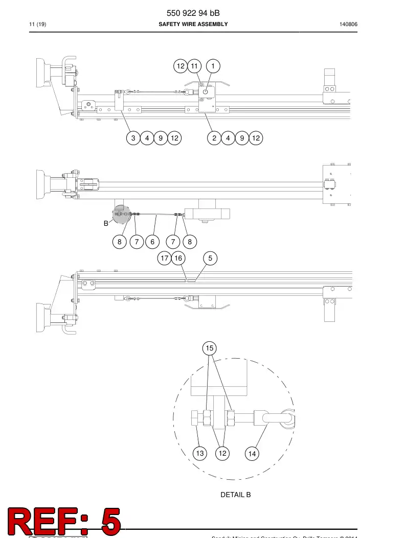 55025181b 550 251 81b Conduit - Sandvik Technical Drawing