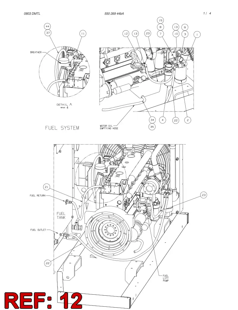 55025304 550 253 04 STRAIGHT THREAD ADAPTER - Sandvik Technical Drawing