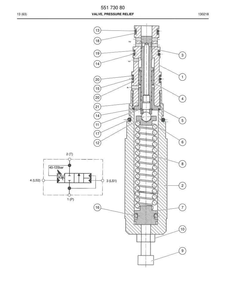 55025345a 550 253 45a Seal kit - Sandvik Technical Drawing