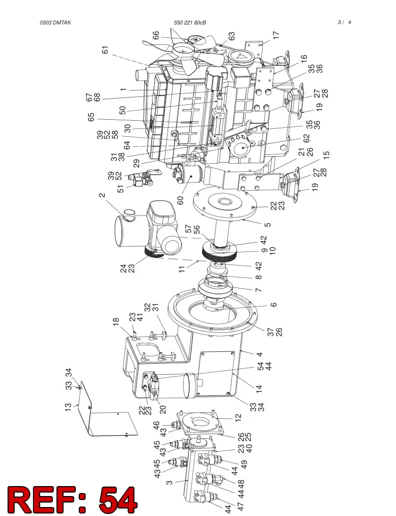 55025386 550 253 86 FITTING - Sandvik Technical Drawing
