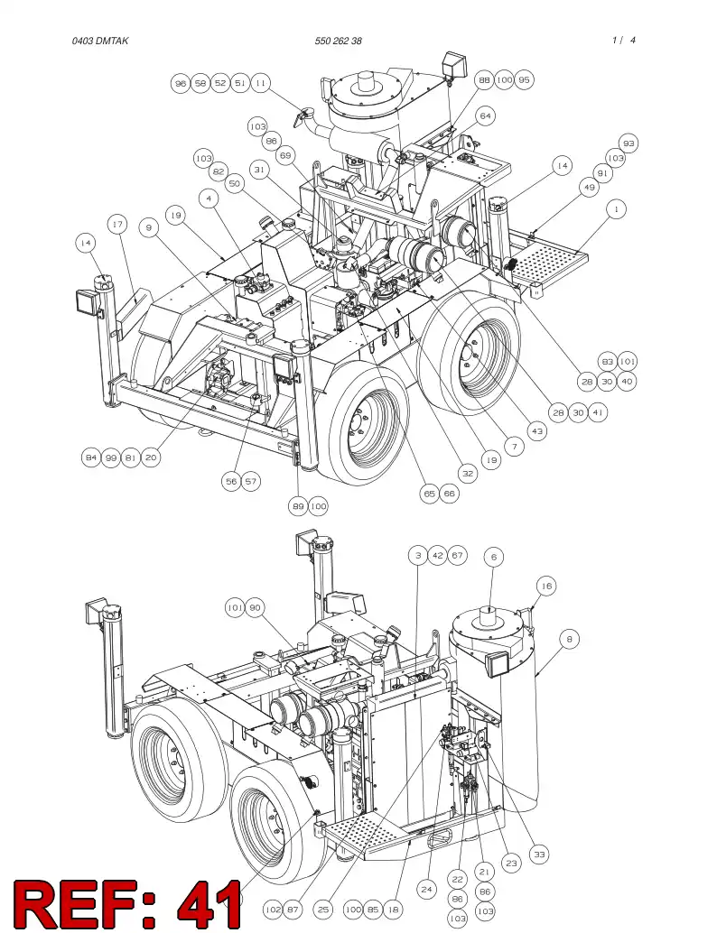 55025430 550 254 30 HOSE - Sandvik Technical Drawing