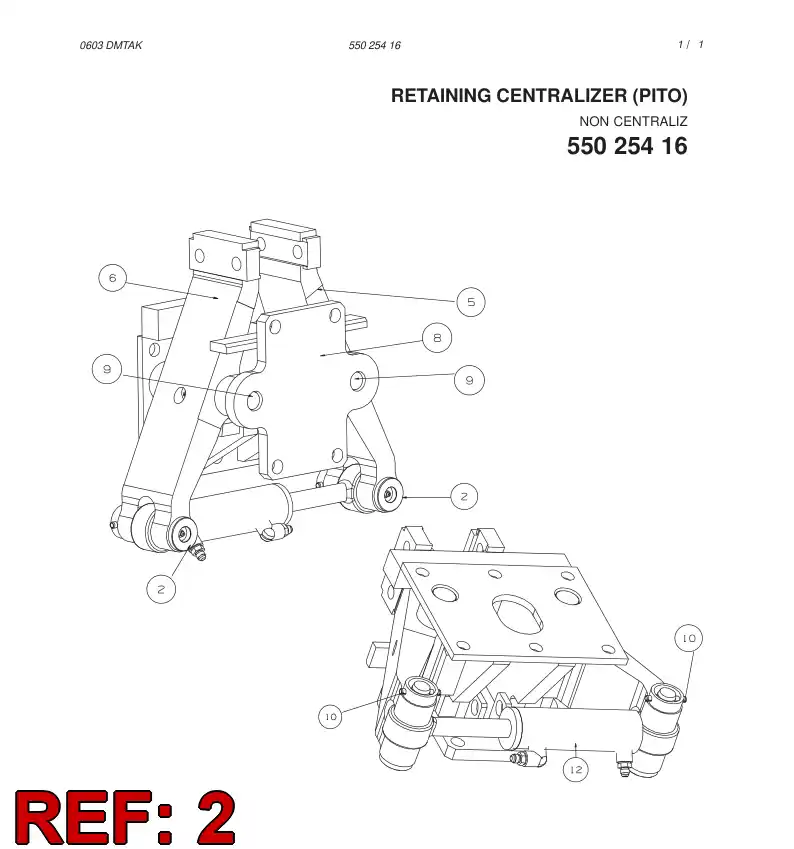 55025437 550 254 37 PIN - Sandvik Technical Drawing