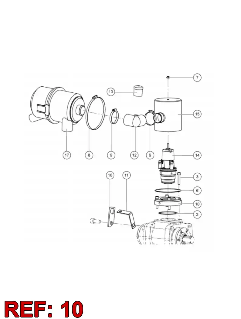 55025462 550 254 62 FLANGE - Sandvik Technical Drawing