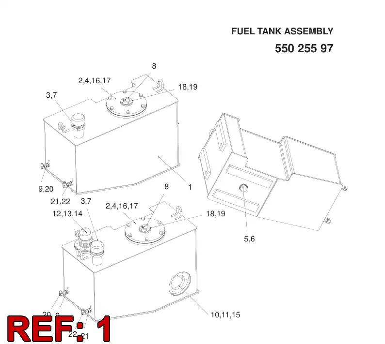 55025593 550 255 93 WELDING ASSEMBLY - Sandvik Technical Drawing
