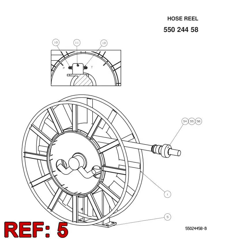 55025604 550 256 04 WELDING ASSEMBLY - Sandvik Technical Drawing