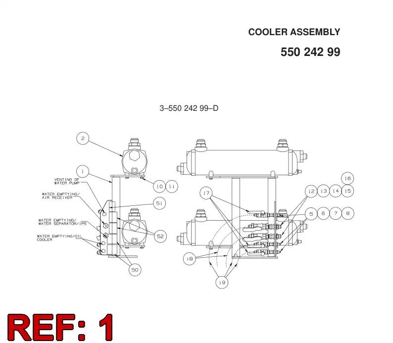55025609 550 256 09 WELDING ASSEMBLY - Sandvik Technical Drawing