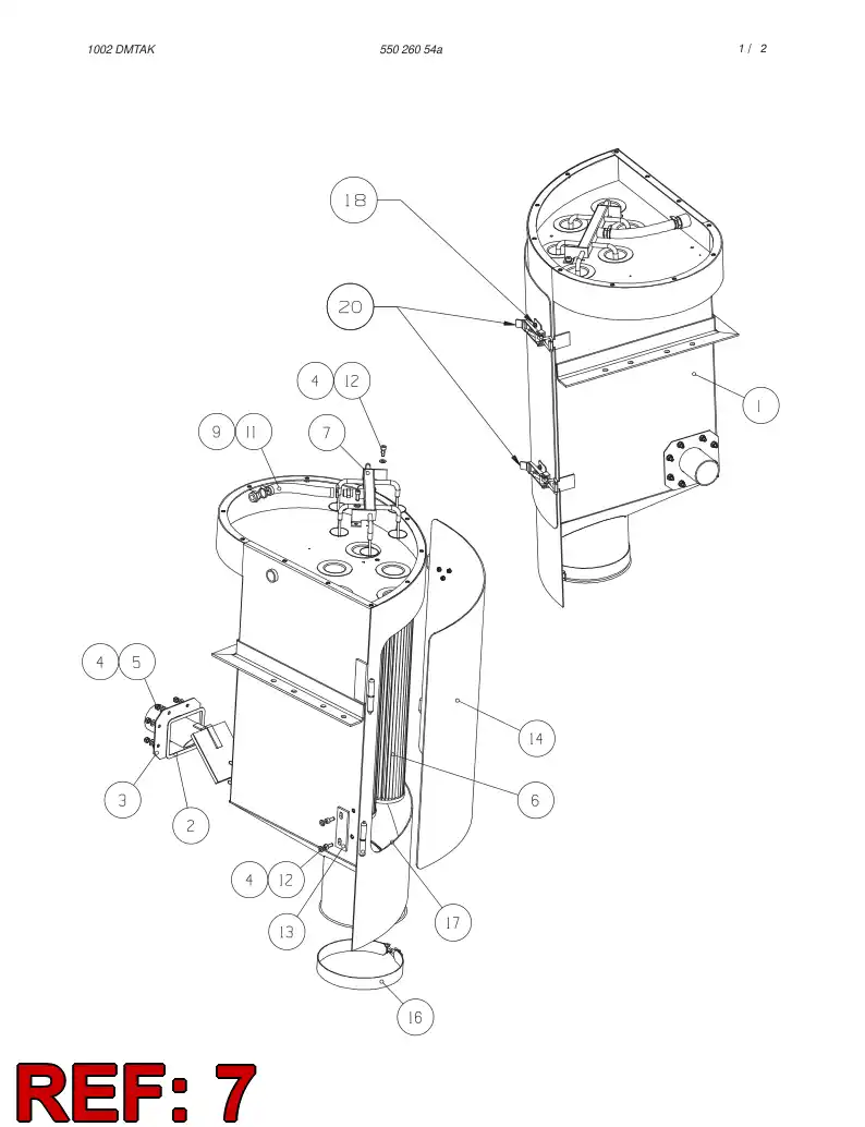 55026057 550 260 57 DISTRIBUTOR - Sandvik Technical Drawing