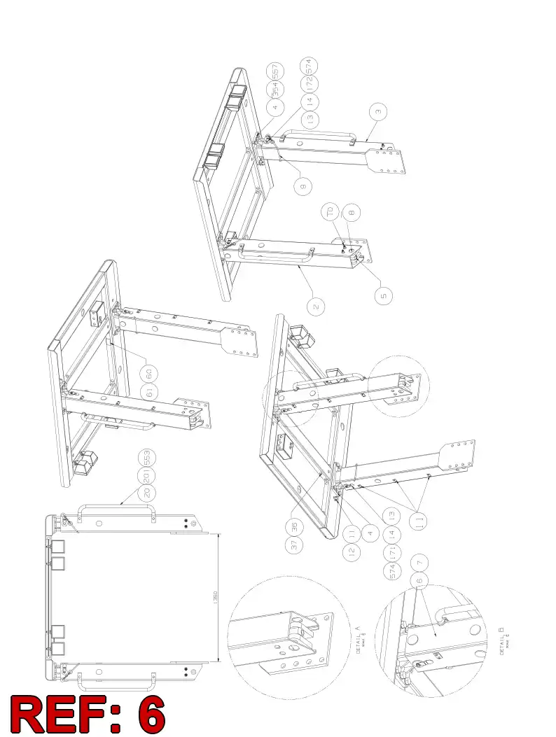 55026103 550 261 03 PIN - Sandvik Technical Drawing