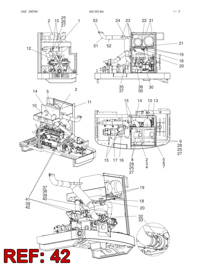 55026170 550 261 70 BUSHING - Sandvik Technical Drawing