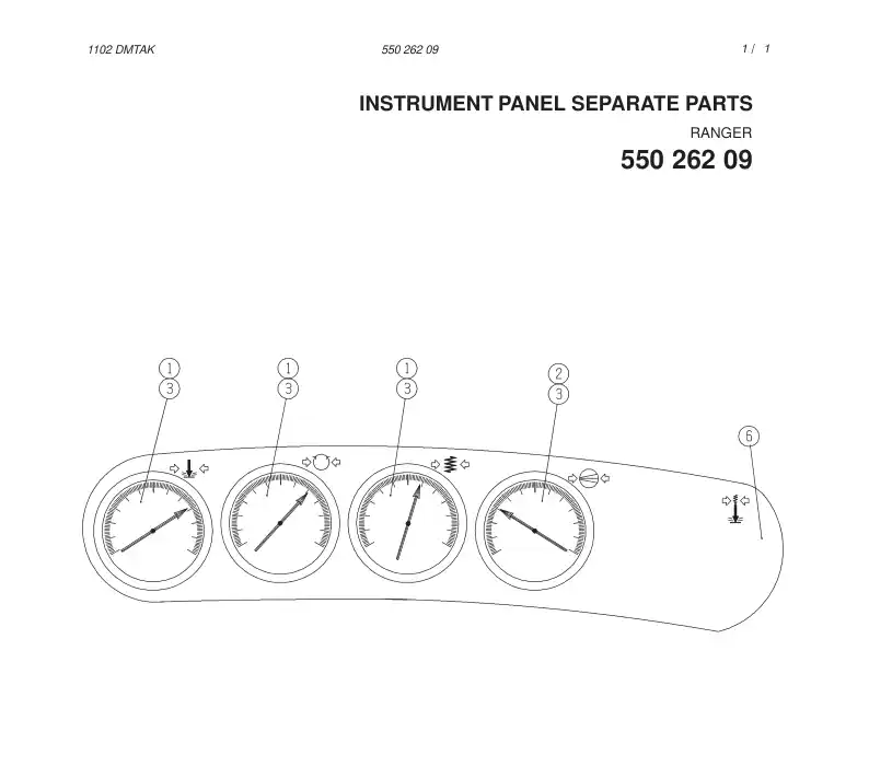 55026209 550 262 09 INSTRUMENTAL PRING SEPARATE PA - Sandvik Technical Drawing