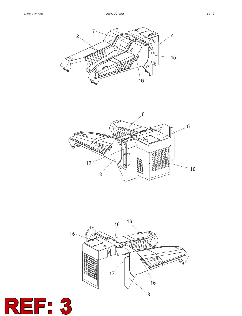 55026313 550 263 13 COVER - Sandvik Technical Drawing