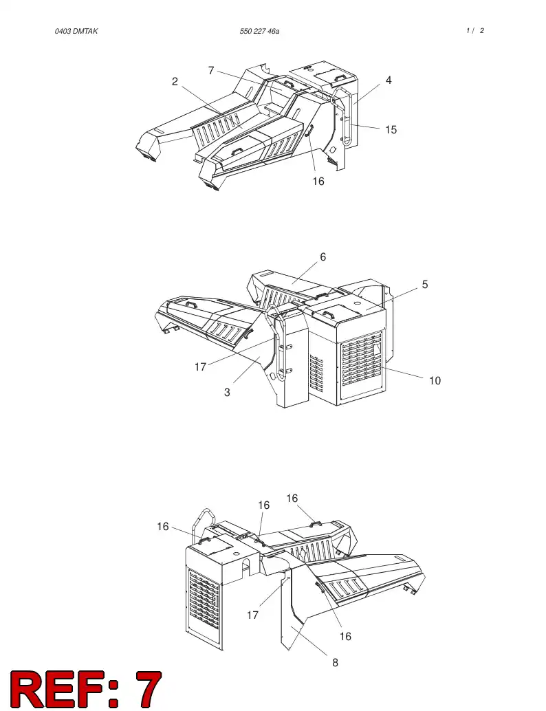 55026331 550 263 31 TOOL BOX - Sandvik Technical Drawing