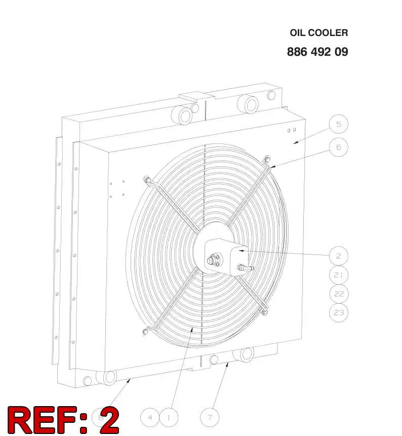 55026485 550 264 85 HYDRAULIC MOTOR - Sandvik Technical Drawing