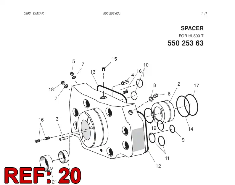 55026797 550 267 97 BUSHING - Sandvik Technical Drawing