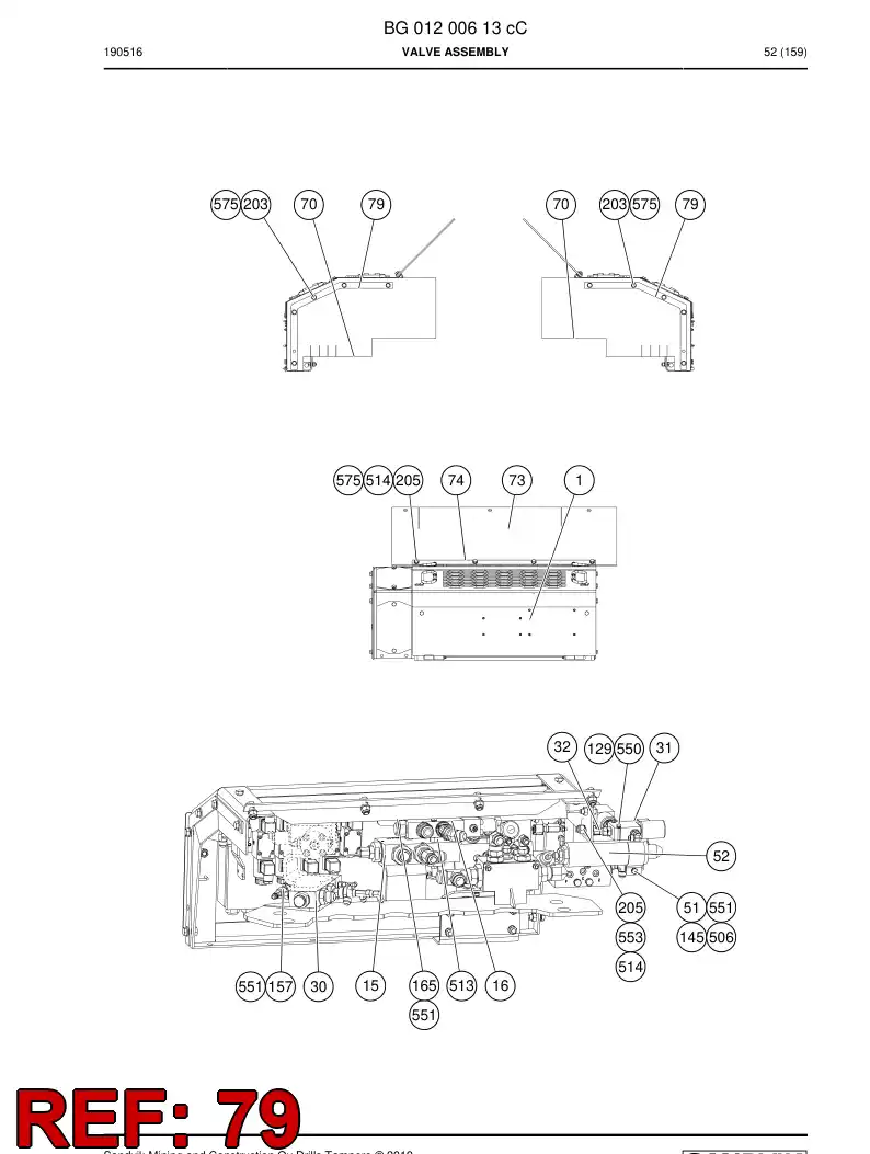55026846b 550 268 46b Plate - Sandvik Technical Drawing