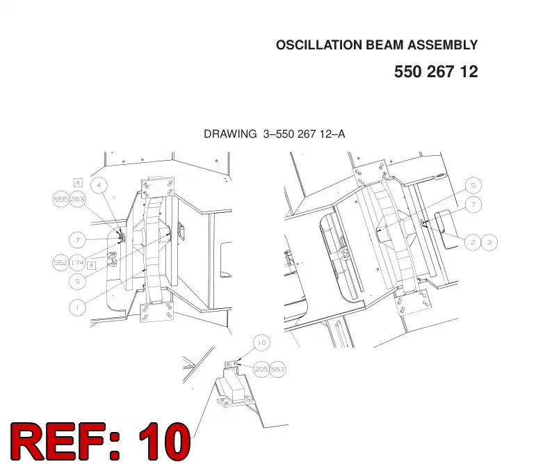 55026852 550 268 52 LIMITER - Sandvik Technical Drawing