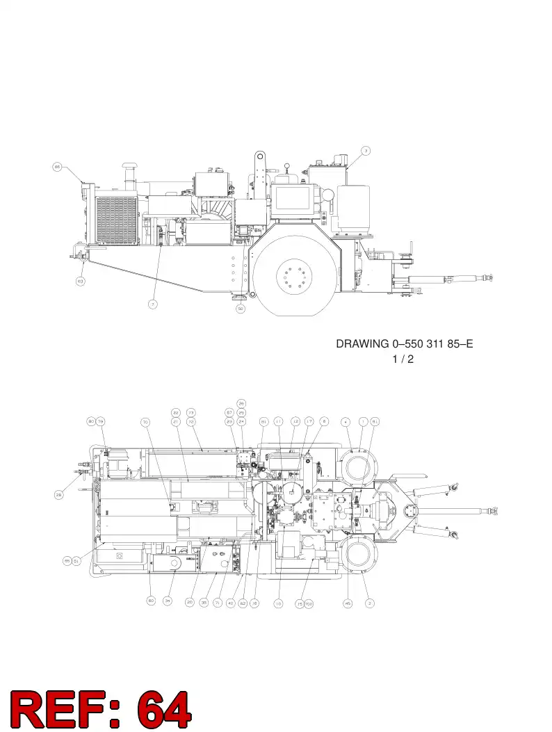 55026869 550 268 69 PIN - Sandvik Technical Drawing