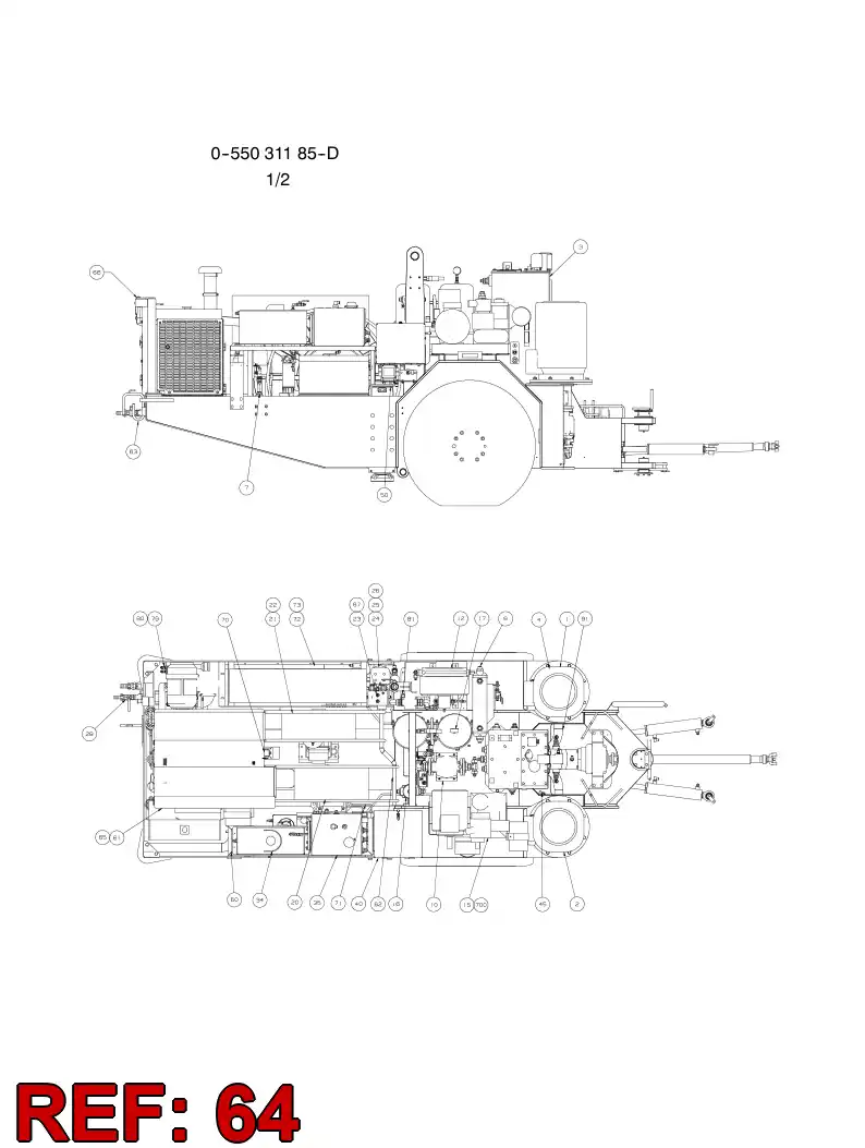55026899 550 268 99 PIN - Sandvik Technical Drawing