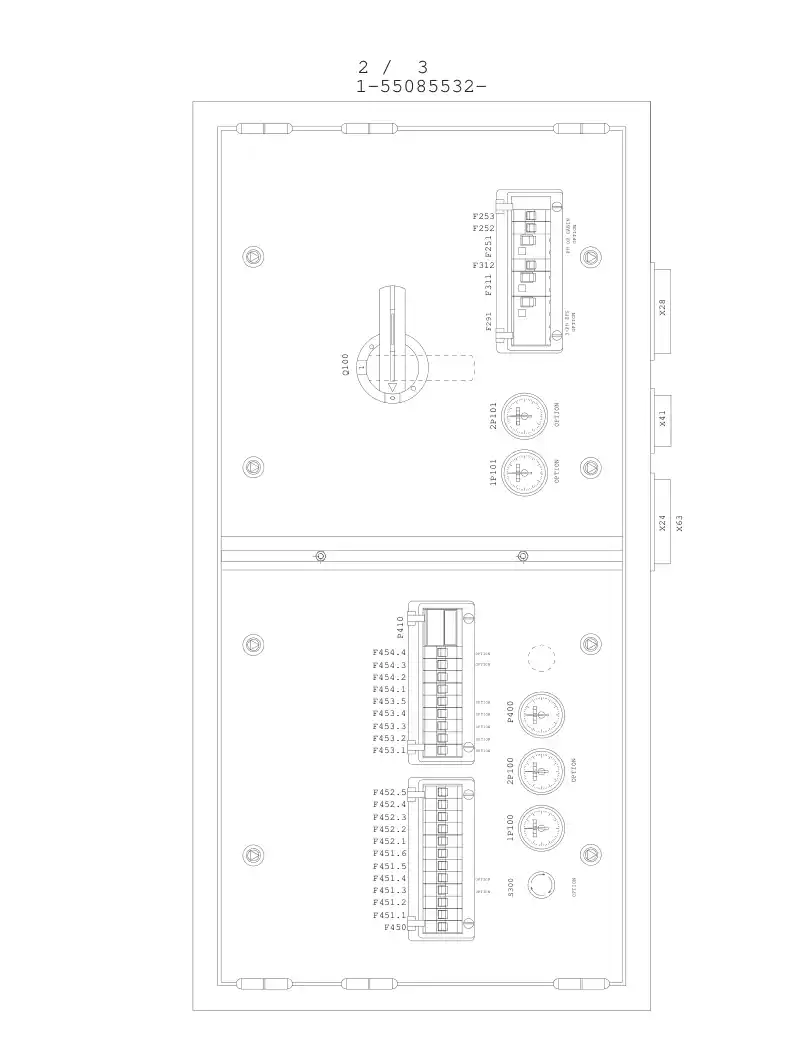55026926 550 269 26 ELECTRIC COMPONENT ASSEMBLY - Sandvik Technical Drawing