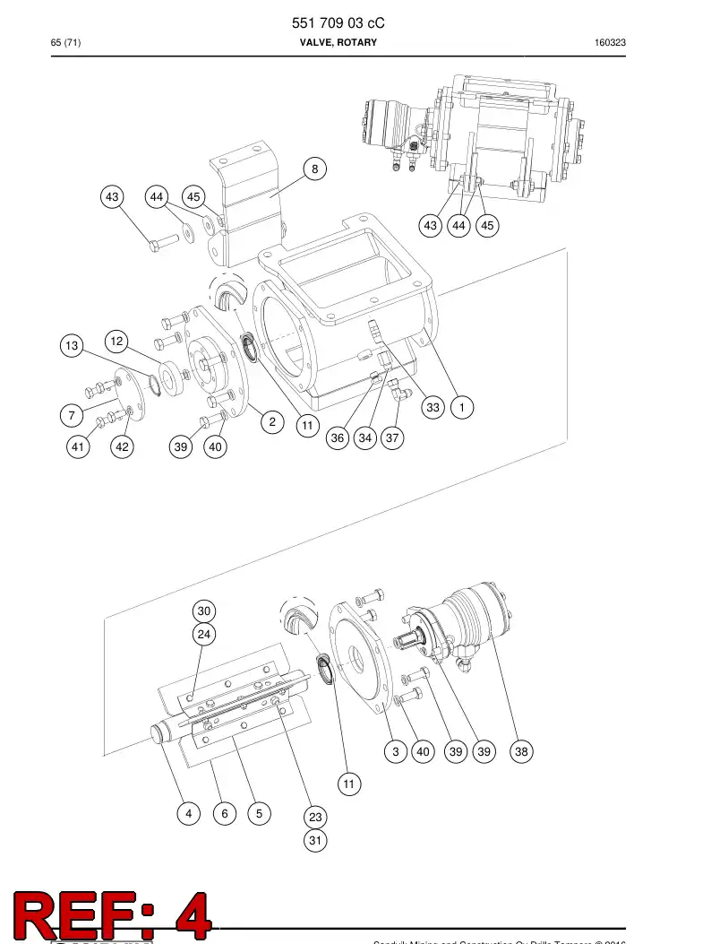55026987 550 269 87 Shaft - Sandvik Technical Drawing