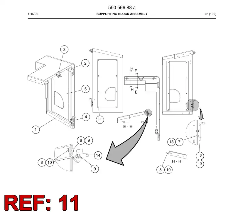 55027052 550 270 52 Hexagon socket countersunk head screw (full thread - Sandvik Technical Drawing