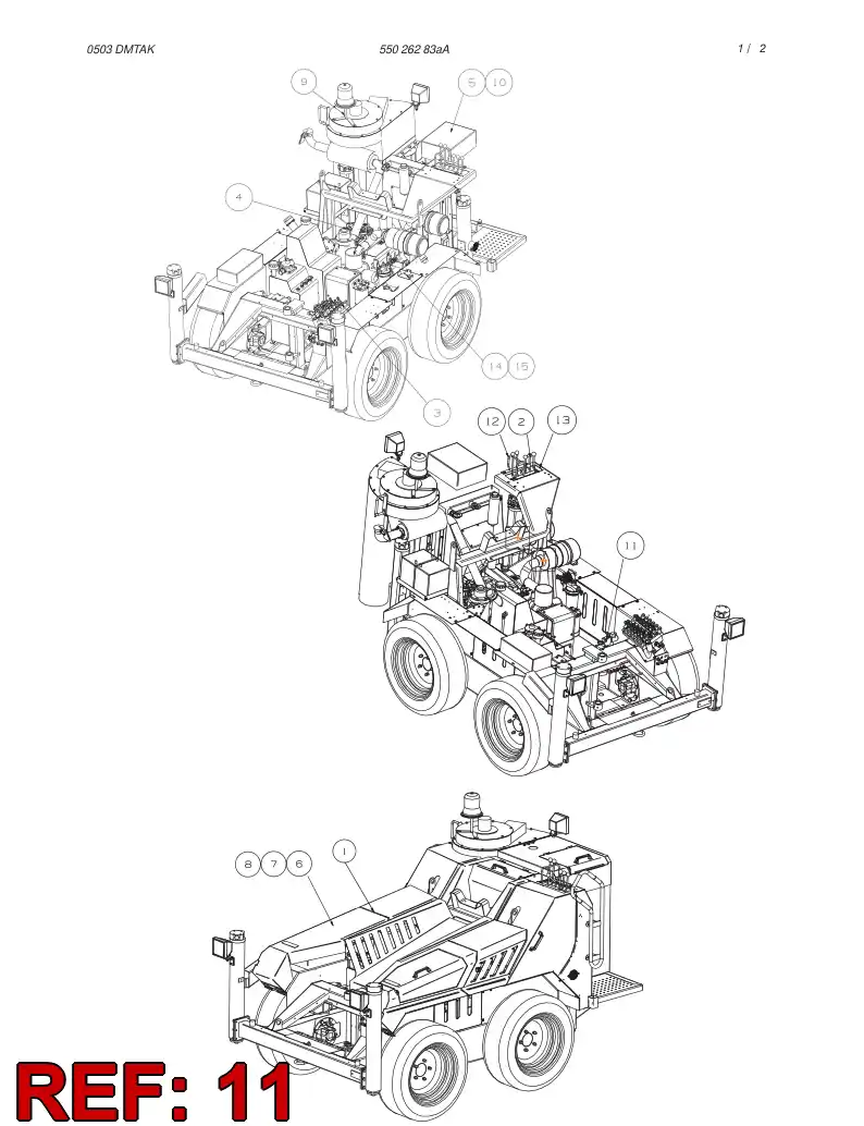 55027055 550 270 55 VALVE ASSEMBLY - Sandvik Technical Drawing