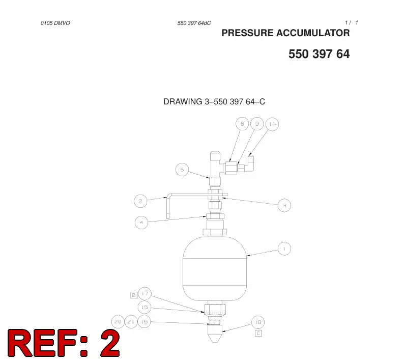 55027065 550 270 65 BRACKET - Sandvik Technical Drawing
