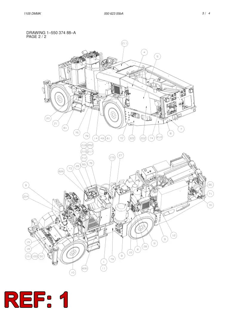 55027082 550 270 82 SIGN - Sandvik Technical Drawing