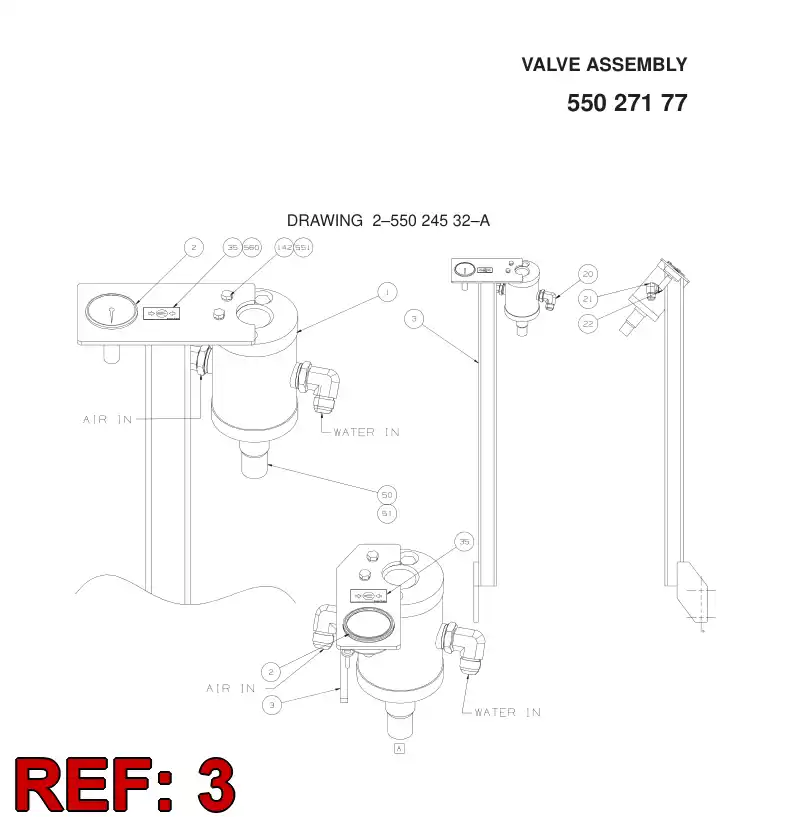 55027158 550 271 58 BRACKET - Sandvik Technical Drawing