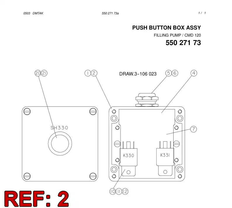 55027172 550 271 72 DIMENSIONING DRAWING - Sandvik Technical Drawing