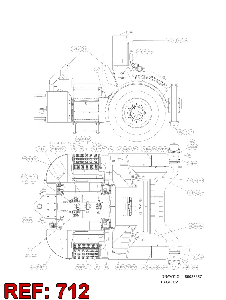 55027322 550 273 22 WATER CELL AND ELECTRIC RESISTANCE KIT - Sandvik Technical Drawing