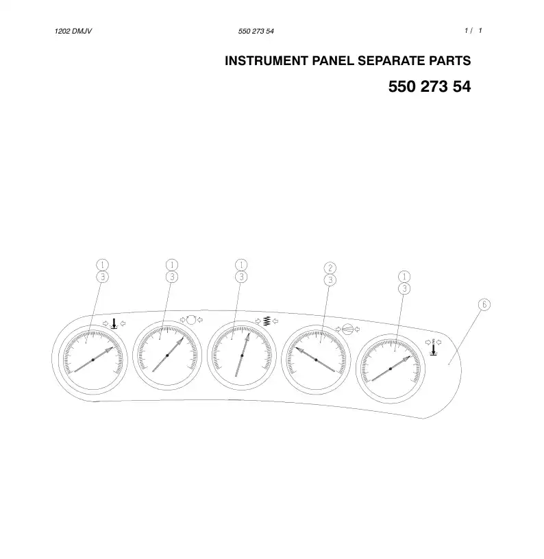 55027354 550 273 54 INSTRUMENTAL PRING SEPARATE PA - Sandvik Technical Drawing