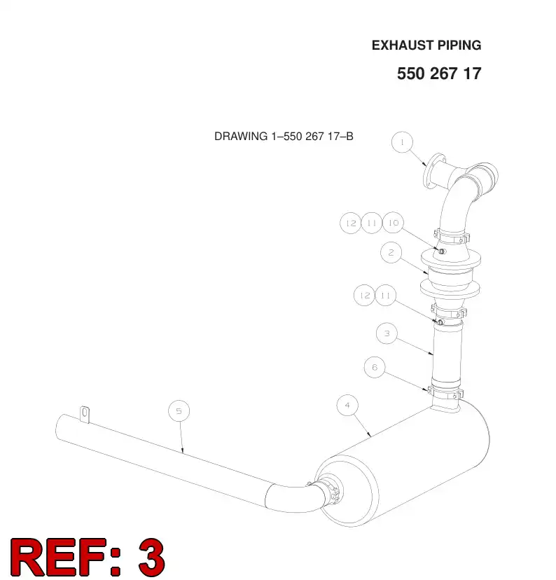 55027446 550 274 46 VIBRATION DAMPER - Sandvik Technical Drawing