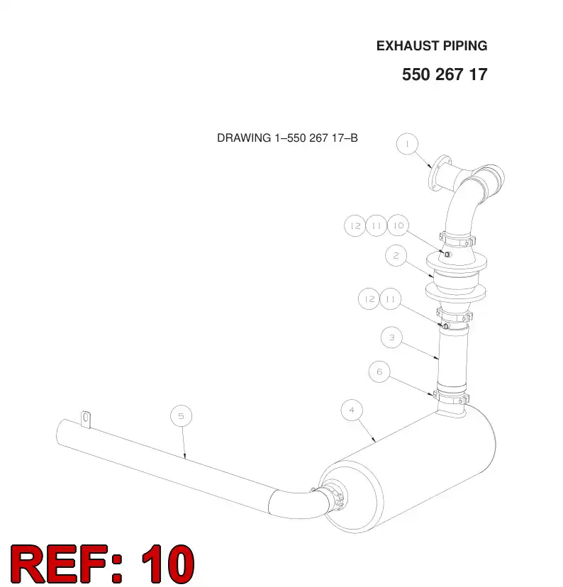 55027530 550 275 30 CONNECTOR - Sandvik Technical Drawing