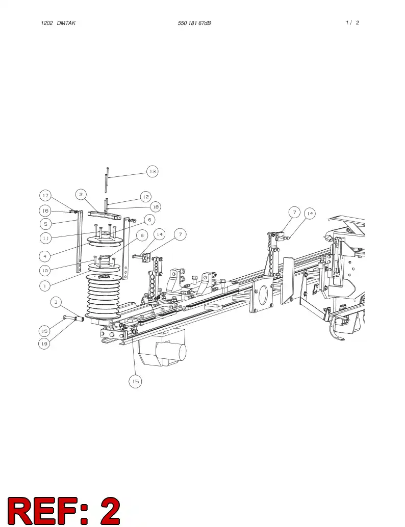 55027582 550 275 82 Supporting block - Sandvik Technical Drawing