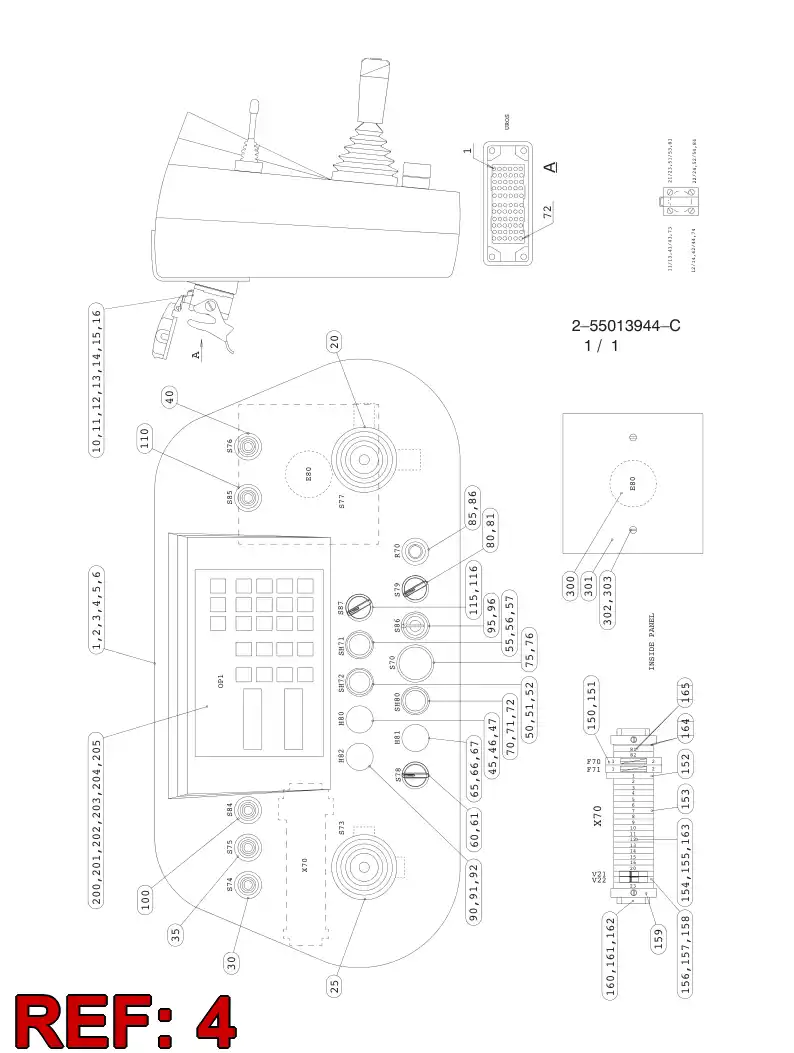 55027599 550 275 99 DECAL - Sandvik Technical Drawing