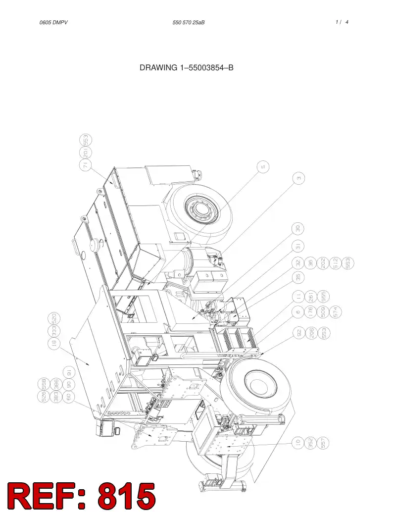 55027687 550 276 87 HOSING - Sandvik Technical Drawing