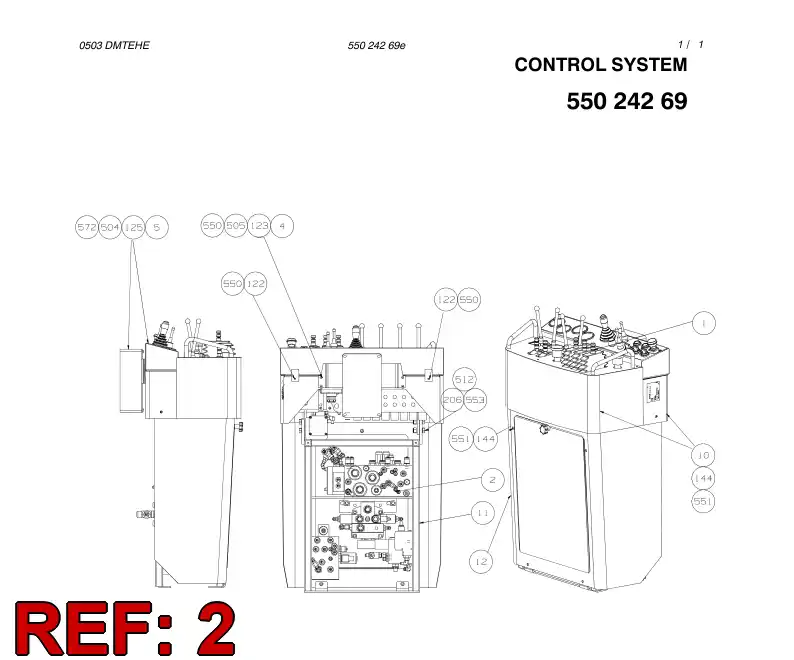 55027840 550 278 40 VALVE ASSEMBLY - Sandvik Technical Drawing