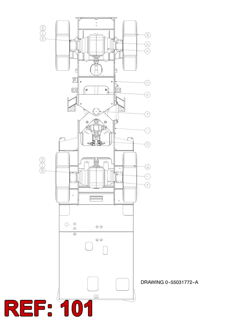 55027862 550 278 62 HEXAGON HEAD BOLT (HALF THREAD) - Sandvik Technical Drawing