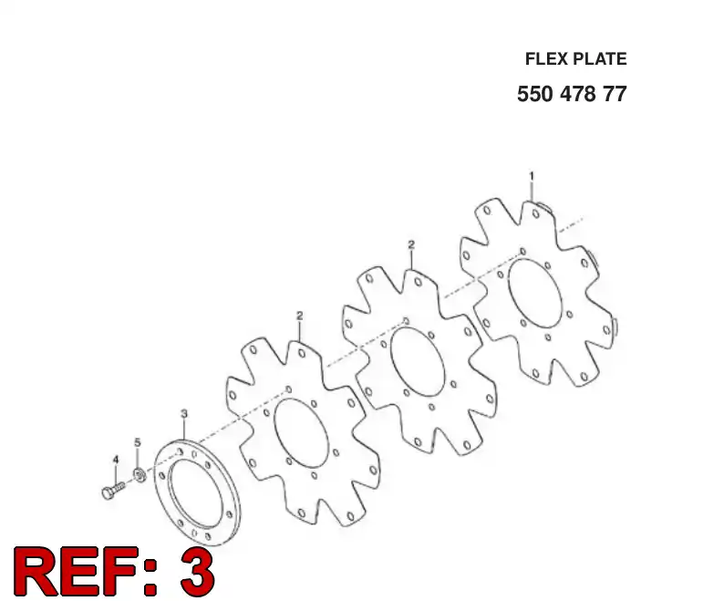 55027870 550 278 70 RING - Sandvik Technical Drawing