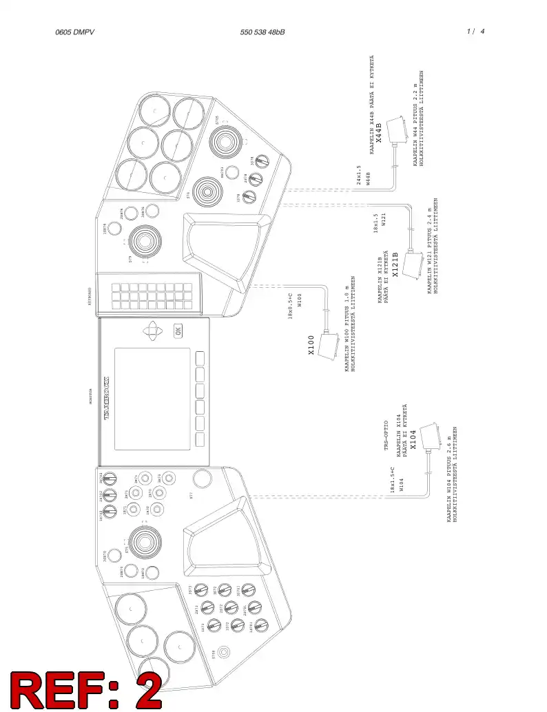 55027907 550 279 07 WIRING INSTRUCTION - Sandvik Technical Drawing