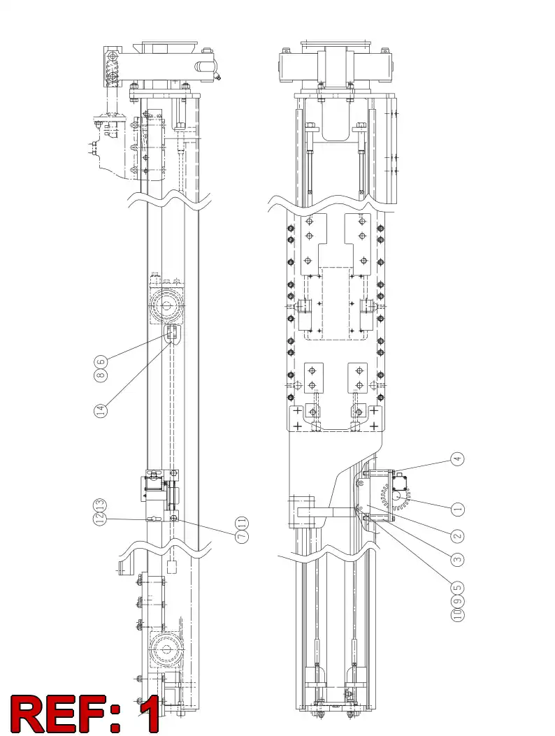 55028001 550 280 01 DEPTH MEASURING SENSOR - Sandvik Technical Drawing
