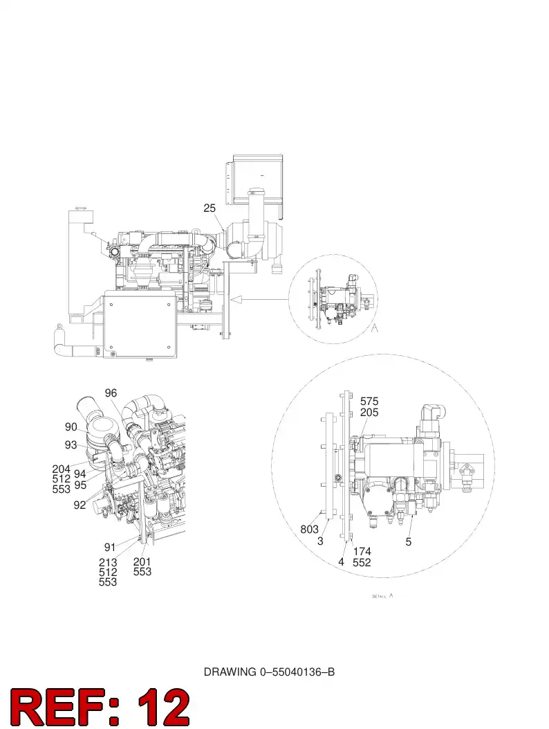 55028150 550 281 50 SUPPORTING BLOCK - Sandvik Technical Drawing