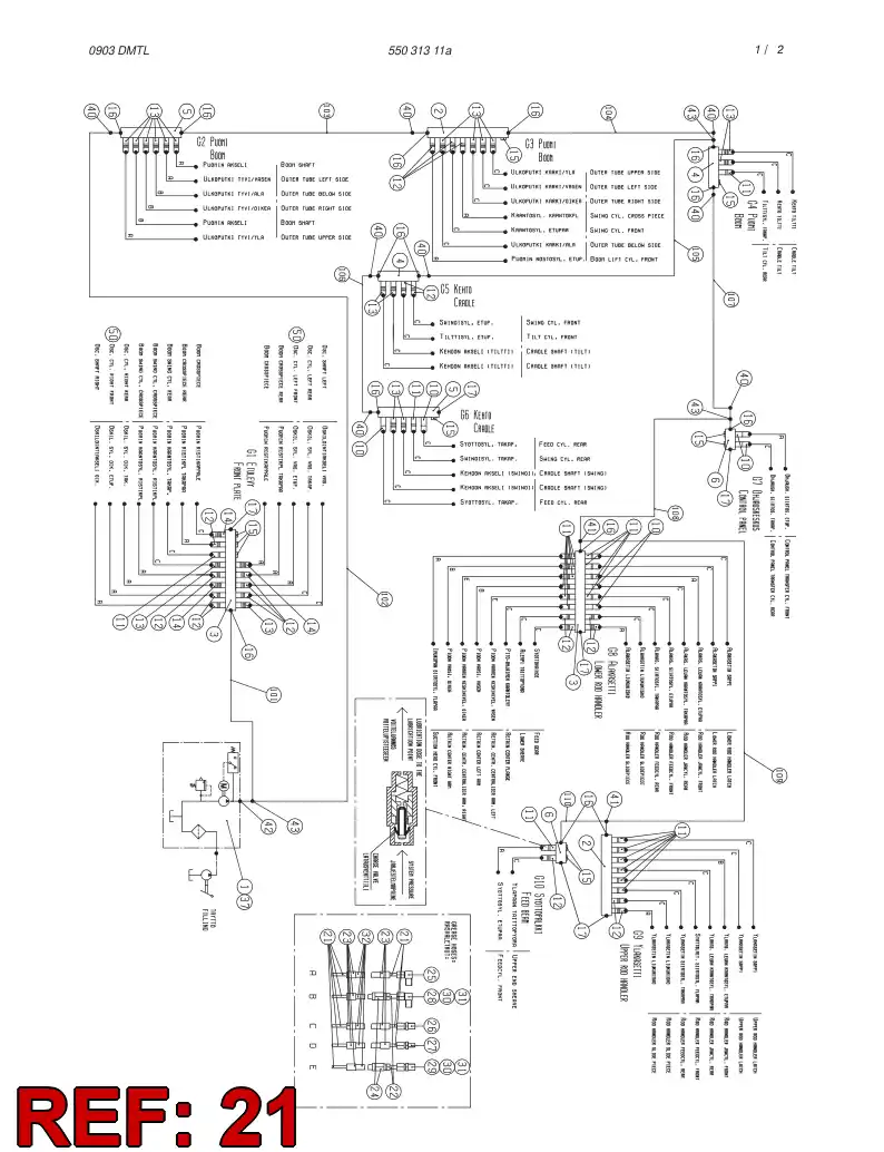 55028187 550 281 87 FITTING - Sandvik Technical Drawing