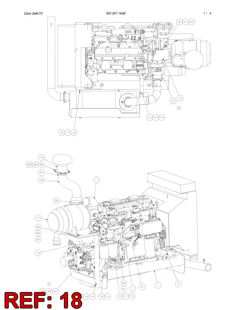 55028314 550 283 14 INTAKE PIPE - Sandvik Technical Drawing