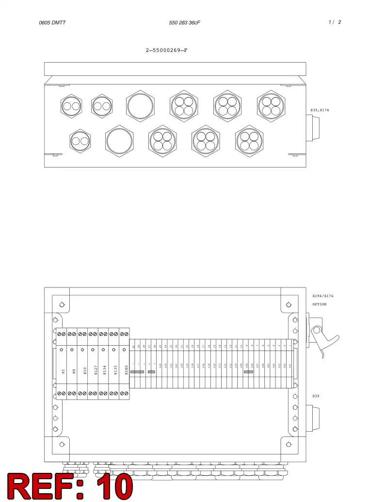 55028337 550 283 37 WIRING DIAGRAM - Sandvik Technical Drawing