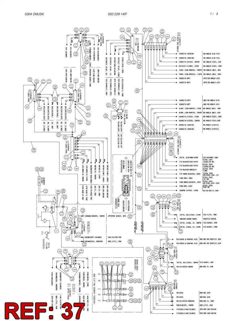 550 284 18 Cable, Pre-Wired Plug - drawing