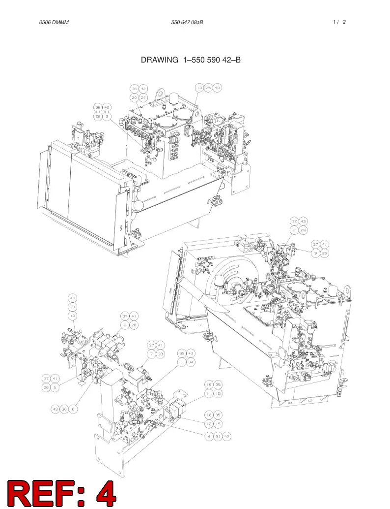 55028510 550 285 10 VALVE ASSEMBLY - Sandvik Technical Drawing