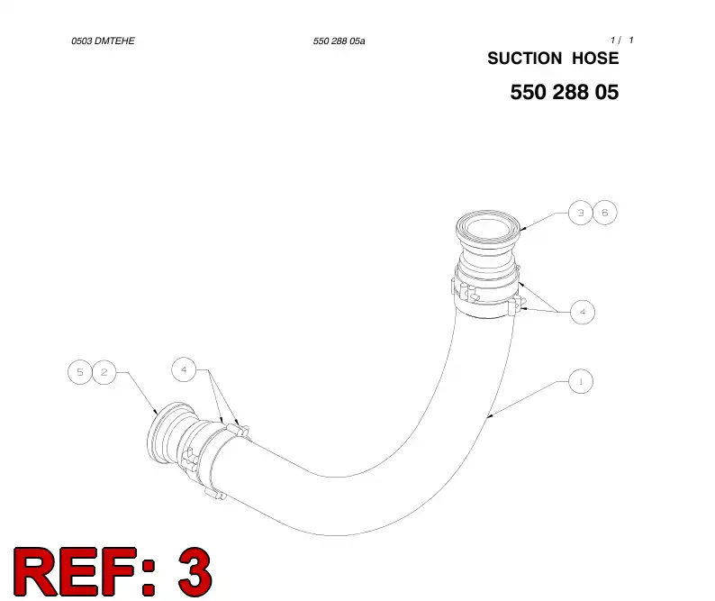 55028516 550 285 16 FLANGE FITTING - Sandvik Technical Drawing