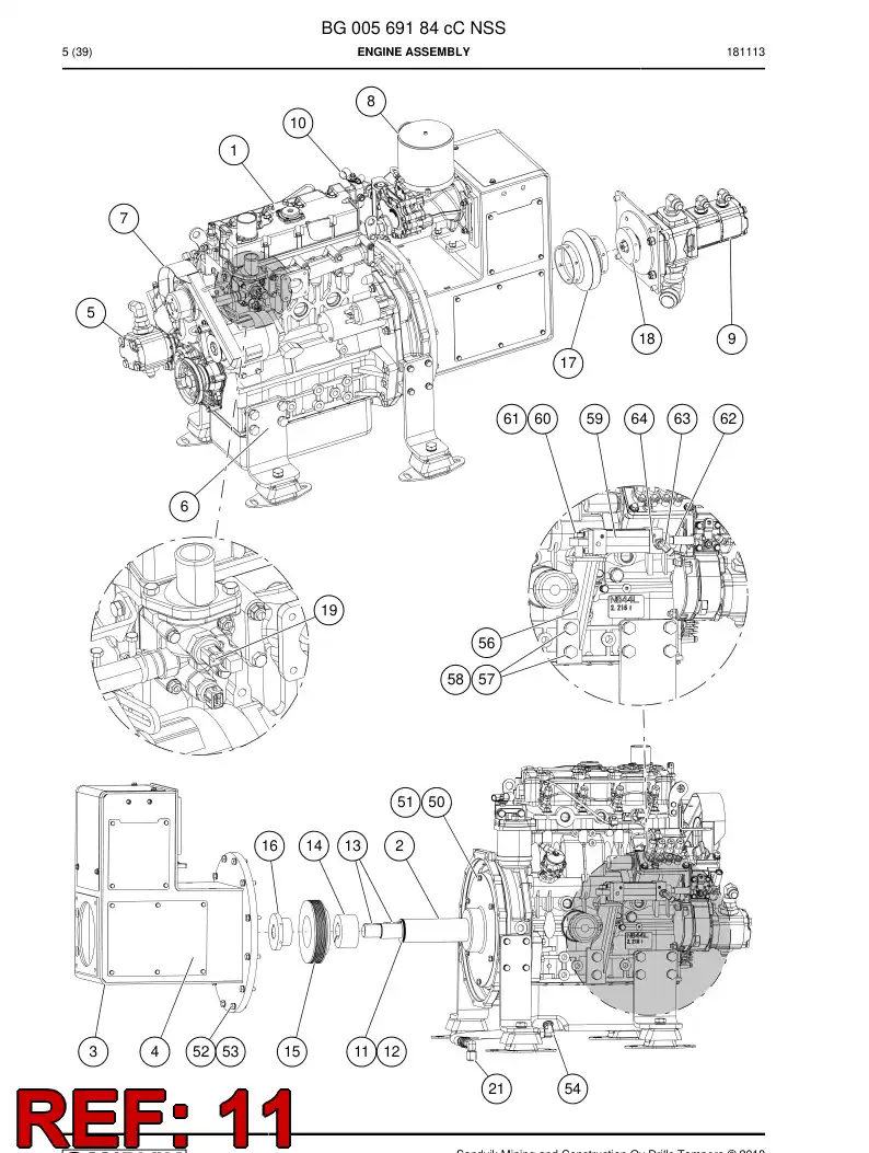 55028788a 550 287 88a Washer - Sandvik Technical Drawing